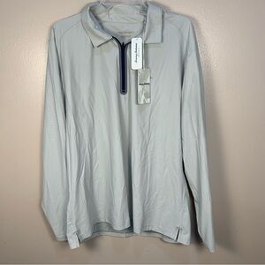 Tommy Bahama Islandzone Pebble Coast Zip Polo Top